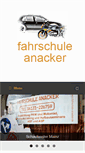 Mobile Screenshot of fahrschule-anacker.de